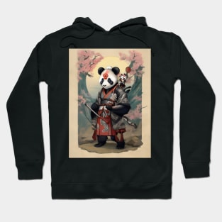 Japanese samurai panda Hoodie